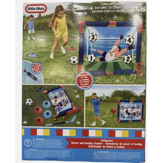 Little Tikes Soccer & Hockey Trainer Set - Open Box