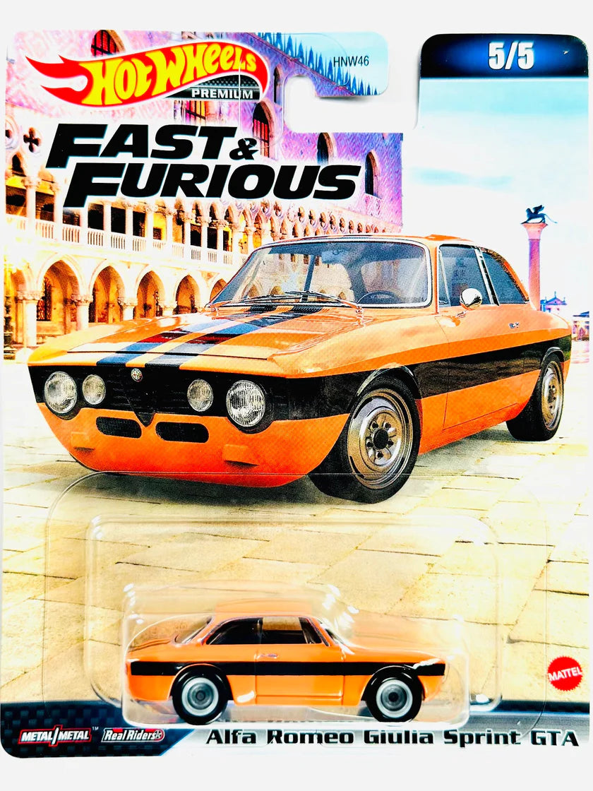 2023 Hot Wheels Premium Fast & Furious Alfa Romeo Giulia Sprint GTA 5/5