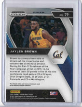 تحميل الصورة إلى عارض المعرض، اختيارات مسودة Panini Prizm لعام 2021 Silver Prizm JAYLEN BROWN #79 California Golden Bears