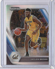 تحميل الصورة إلى عارض المعرض، اختيارات مسودة Panini Prizm لعام 2021 Silver Prizm JAYLEN BROWN #79 California Golden Bears