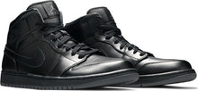 将图片加载到图库查看器,(2015) Nike Jordan 1 Mid Triple Black New Size 7.5M