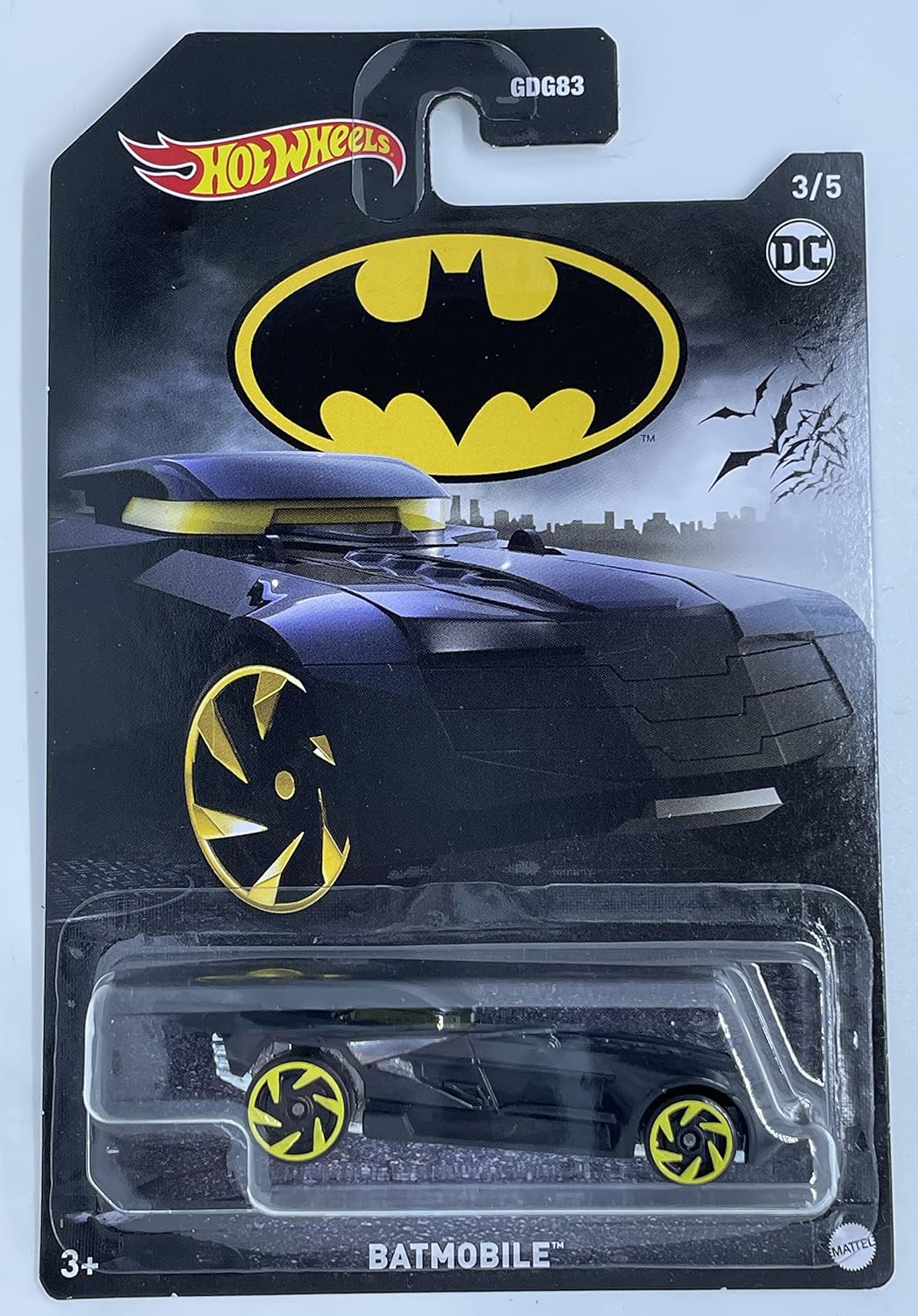 2021 Hot Wheels Batmobile Batman Batmobile 3/5 GDG83