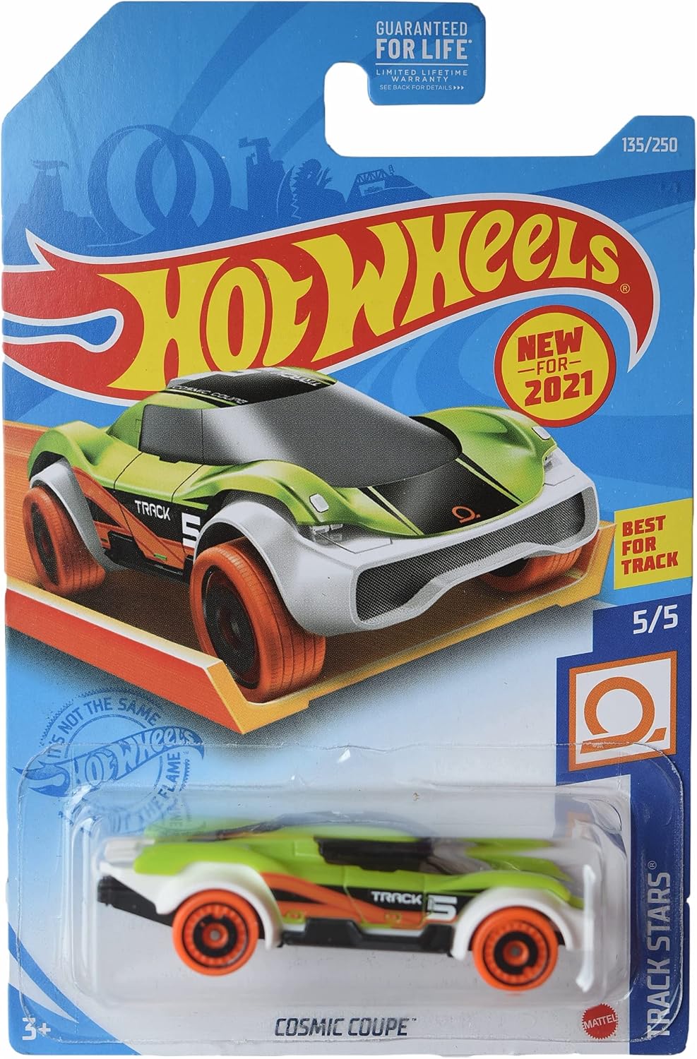 Hot Wheels Cosmic Coupe, Track Stars 5/5 Green 135/250