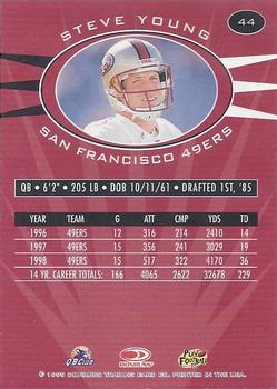 1999 Donruss Preferred QBC Steve Young #44 San Francisco 49ers