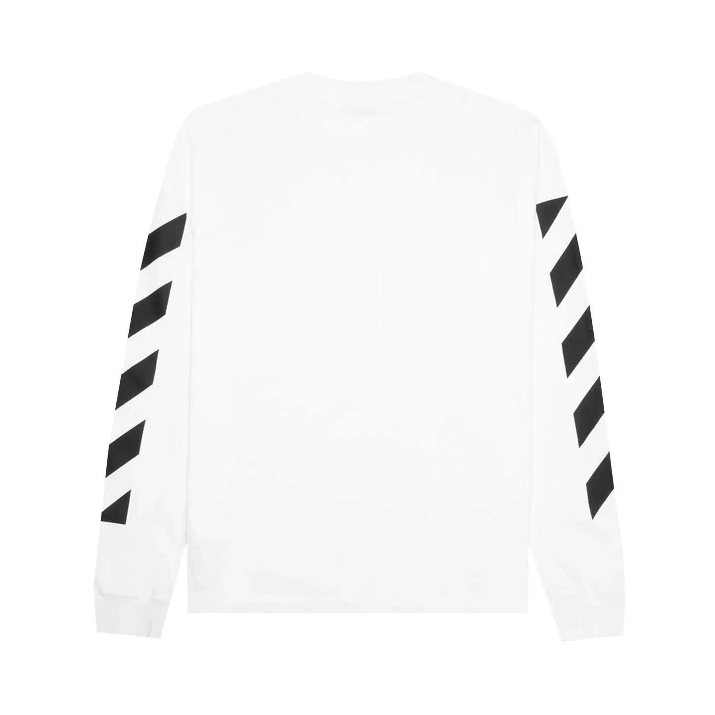 Off-White Diag Helvetica Skate Long-Sleeve Tee 'White/Black' Size Medium