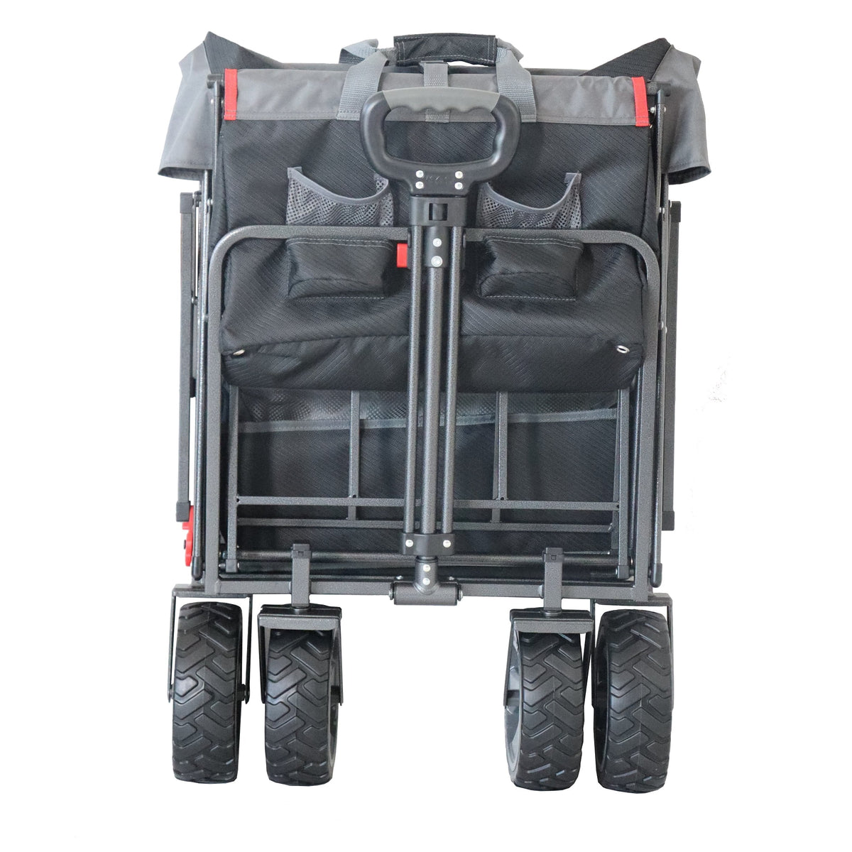 MAC Sports Deluxe Push-Pull Folding Wagon with Brakes