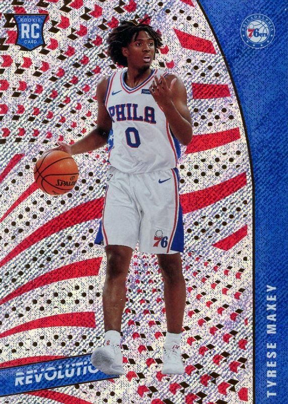2020-21 Panini Revolution Tyrese Maxey Rookie #148 Philadelphia 76ers