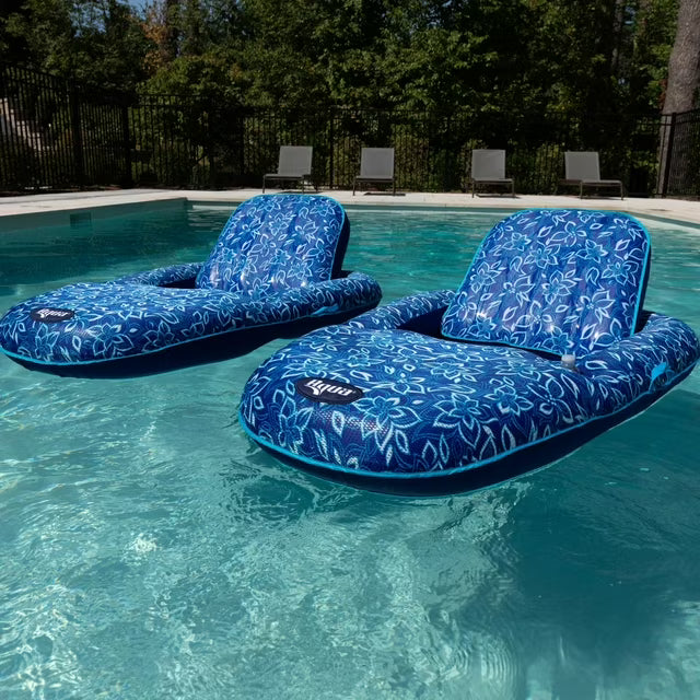 Aqua Luxury Pool Lounger, 1-Pack (Open Box)