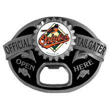 将图片加载到图库查看器,MLB Team Tailgater Belt Buckle Bottle Opener - Assorted Teams Choose Your