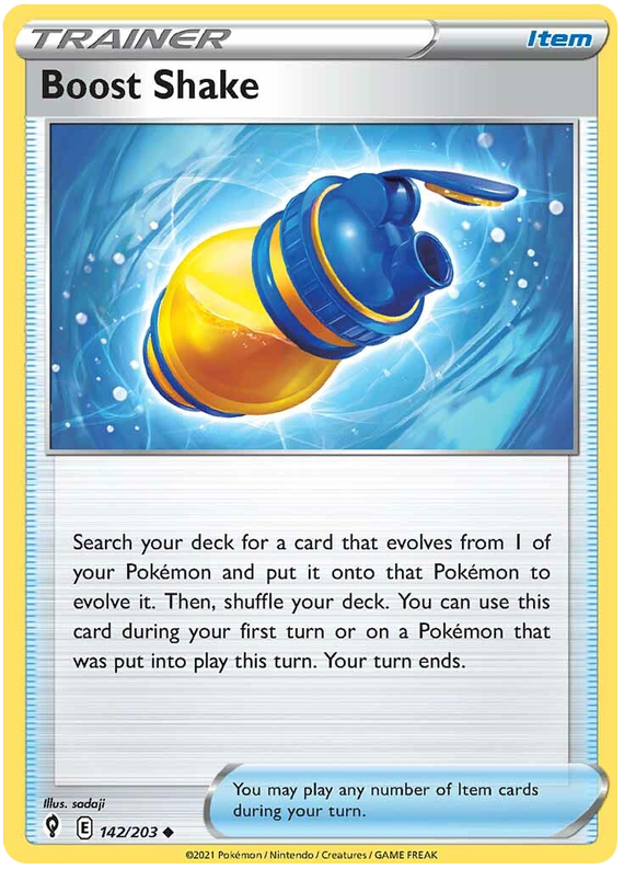 Sword and Shield Evolving Skies 142 Boost Shake