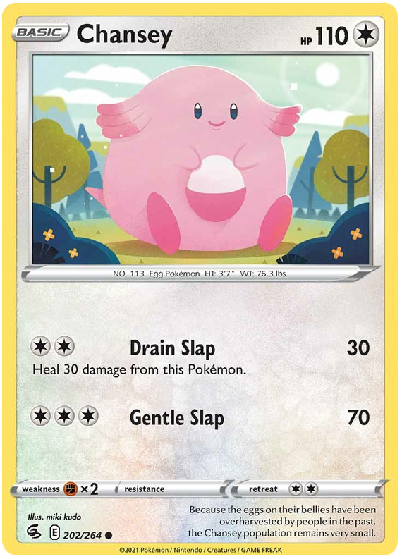 Sword and Shield Fusion Strike 202 Chansey