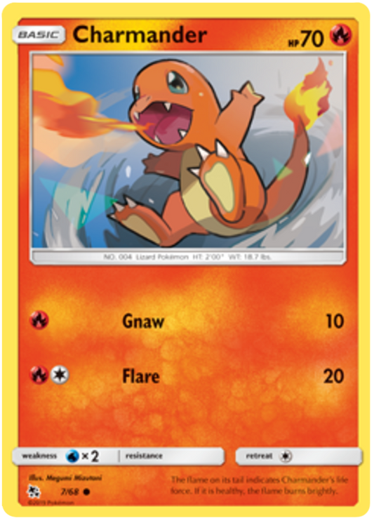 Sun and Moon Hidden Fates - 007 Charmander