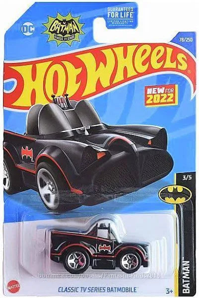 Hot Wheels Classic TV Series Batmobile Batman 3/5 78/250 - Assorted