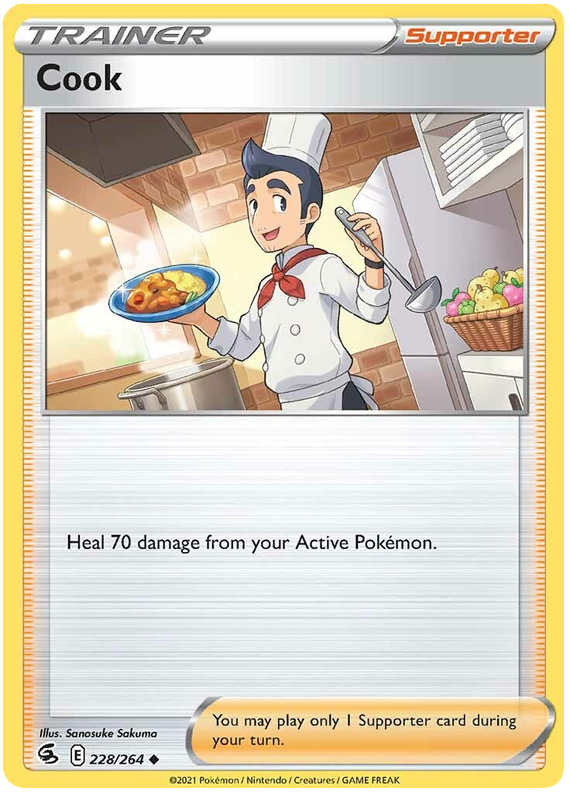 Sword and Shield Fusion Strike 228 Cook