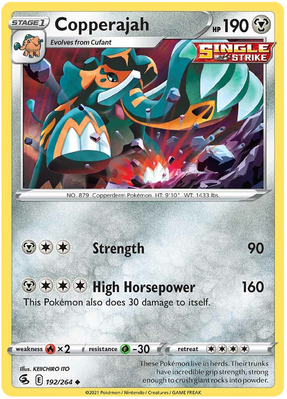 Sword and Shield Fusion Strike 192 Copperajah