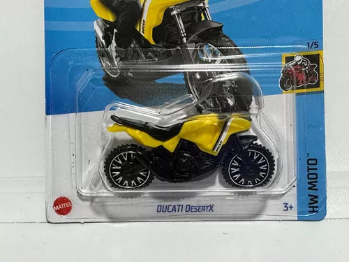 2023 Hot Wheels Ducati Desert X (Yellow) HW Moto 1/5, 67/250 New for 2023