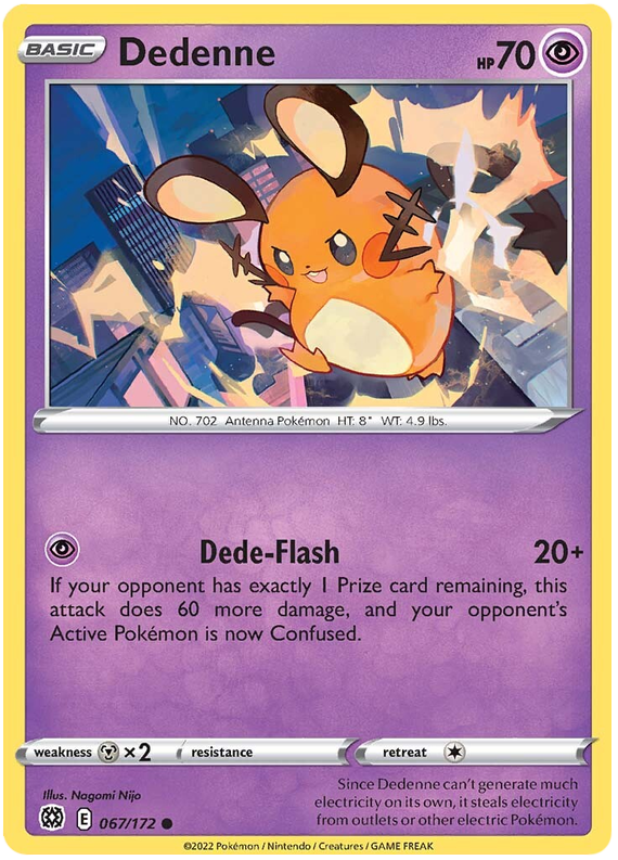 Sword and Shield Brilliant Stars 067 Dedenne