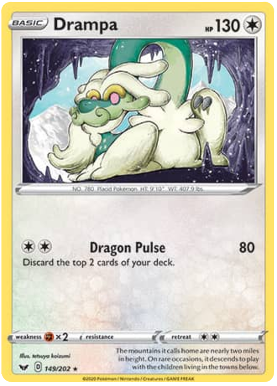 Sword and Shield Sword & Shield 149 Drampa