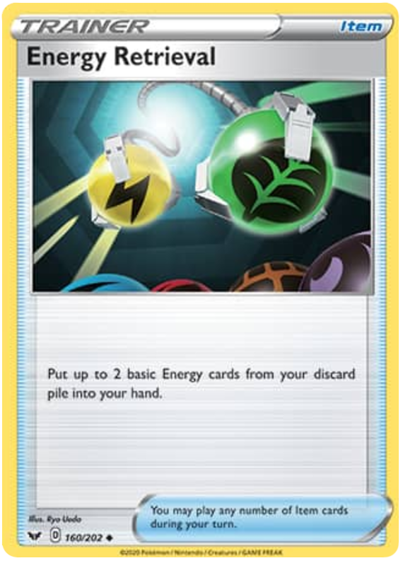 Sword and Shield Sword & Shield 160 Energy Retrieval
