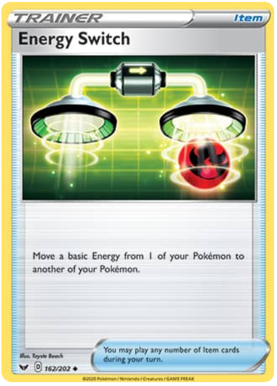 Sword and Shield Sword & Shield 162 Energy Switch