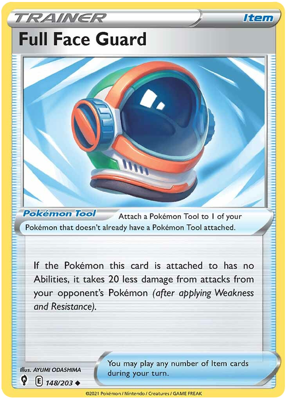Sword and Shield Evolving Skies 148 Full Face Guard
