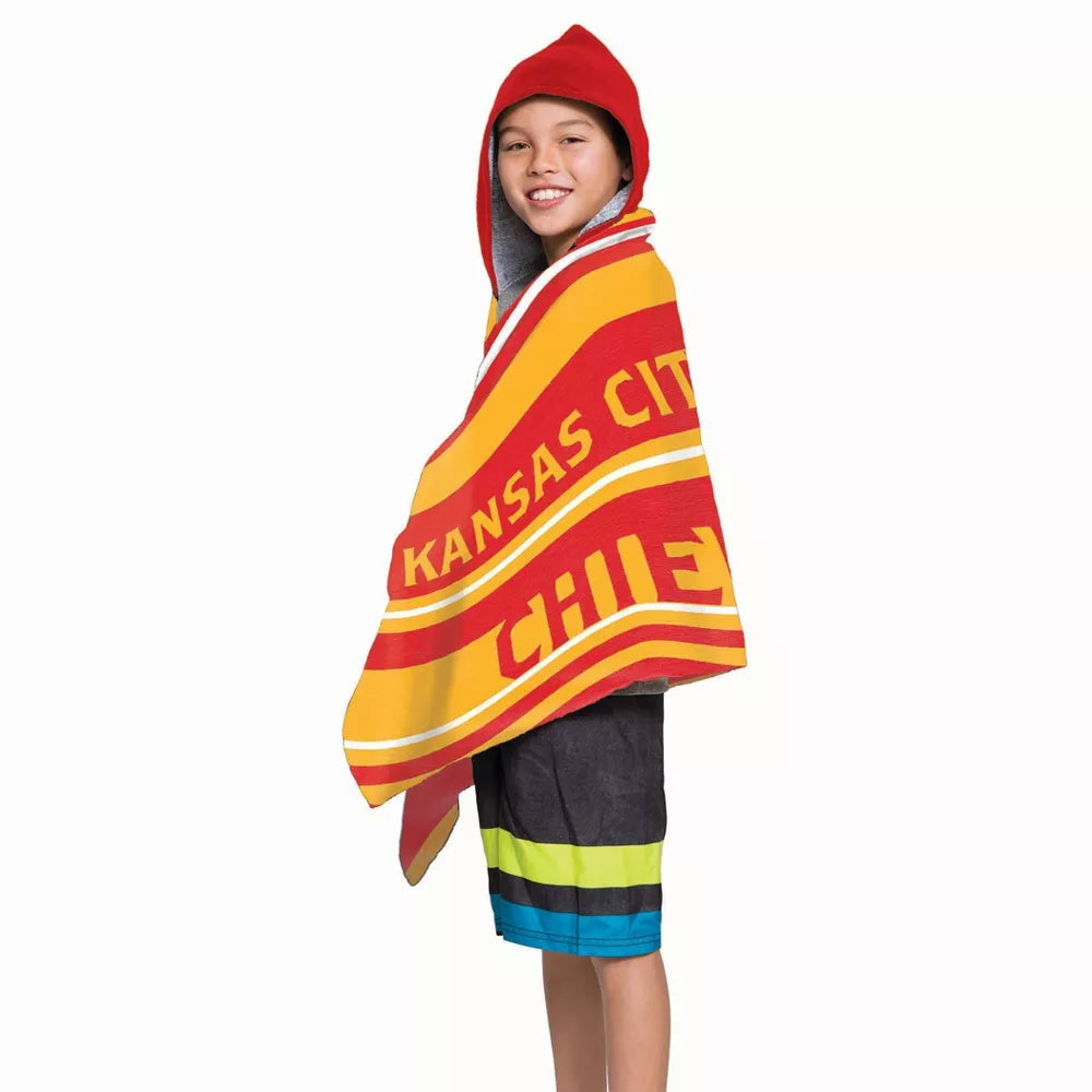 Kansas City Chiefs Juvy Hooded Towel 22"x51"