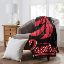 将图片加载到图库查看器,Toronto Raptors Micro Raschel Throw Blanket 50" x 60"