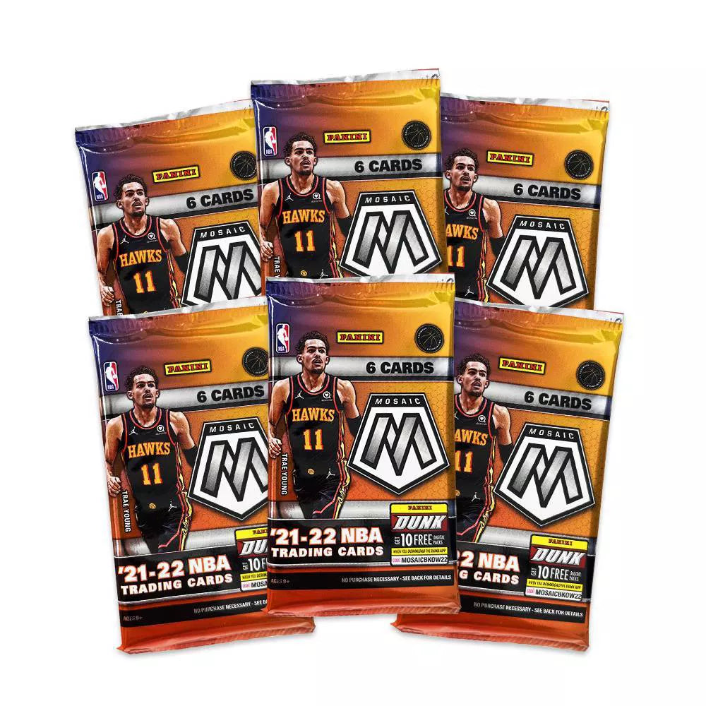 2021-22 Panini Mosaic Prizm Basketball Trading Cards Blaster Box