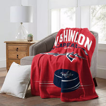 将图片加载到图库查看器,Washington Capitals 60x80 Inspired Raschel Throw Blanket