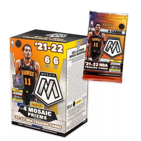 2021-22 Panini Mosaic Prizm Basketball Trading Cards Blaster Box