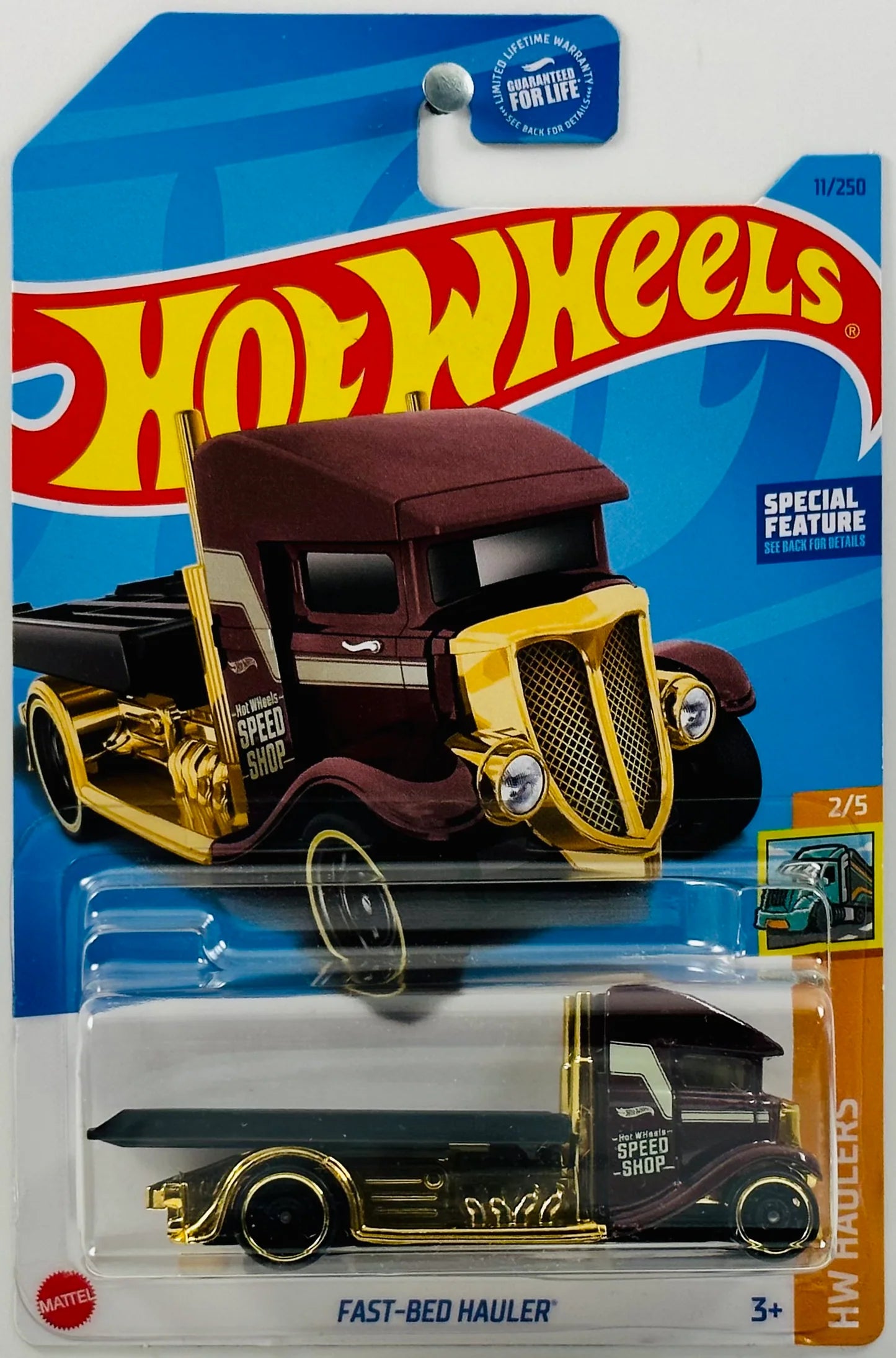 Hot Wheels Fast-Bed Hauler HW Haulers 2/5 11/250 (Brown)