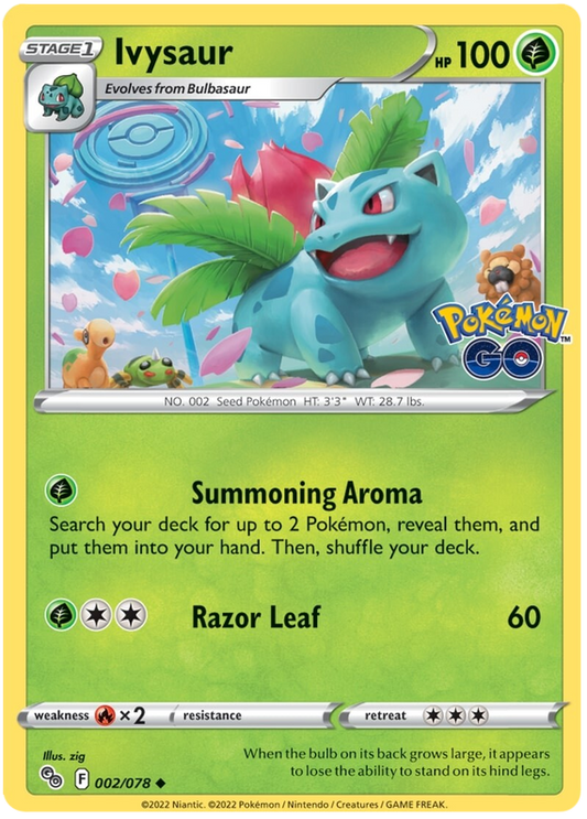 Pokemon Sword and Shield Pokemon Go #1-70 Choose Yours