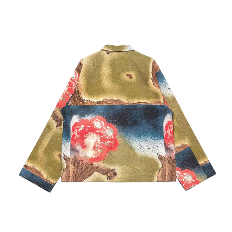 Jungles Strange Bloom Minimal Workwear Jacket - Small