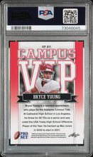 تحميل الصورة إلى عارض المعرض، مجموعة Leaf Pro لعام 2022 من Bryce Young Campus VIP Blue Mojo Parallel #VIP-BY1 Alabama PSA 9 Mint