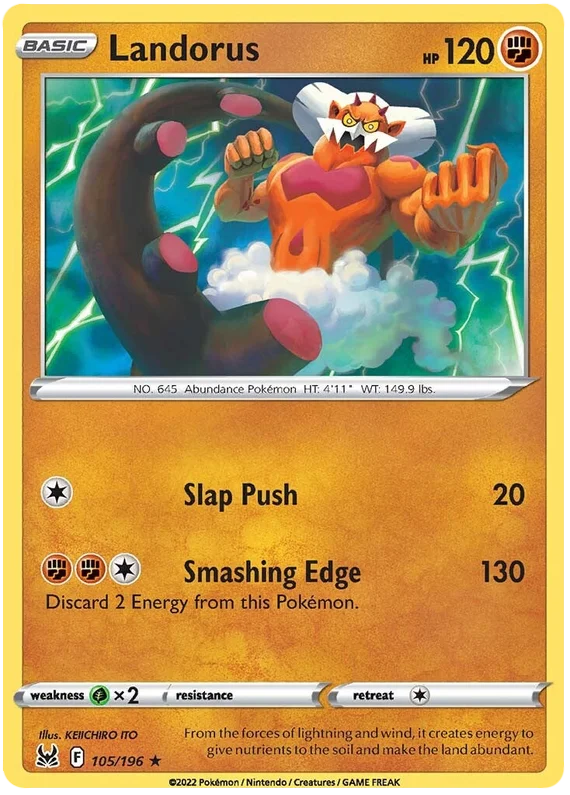 Sword and Shield Lost Origin 105 Landorus