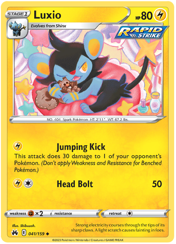 Sword and Shield Crown Zenith #41 Luxio
