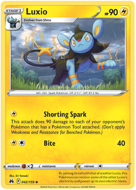 Sword and Shield Crown Zenith #42 Luxio