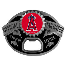将图片加载到图库查看器,MLB Team Tailgater Belt Buckle Bottle Opener - Assorted Teams Choose Your