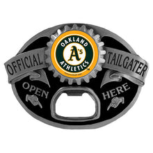 将图片加载到图库查看器,MLB Team Tailgater Belt Buckle Bottle Opener - Assorted Teams Choose Your
