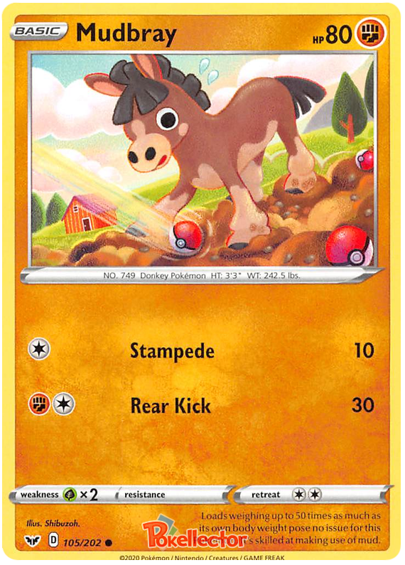 Sword and Shield Sword & Shield 105 Mudbray