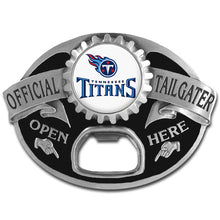تحميل الصورة إلى عارض المعرض، NFL Team Tailgater Belt Buckle Bottle Opener - Assorted Teams Choose Your