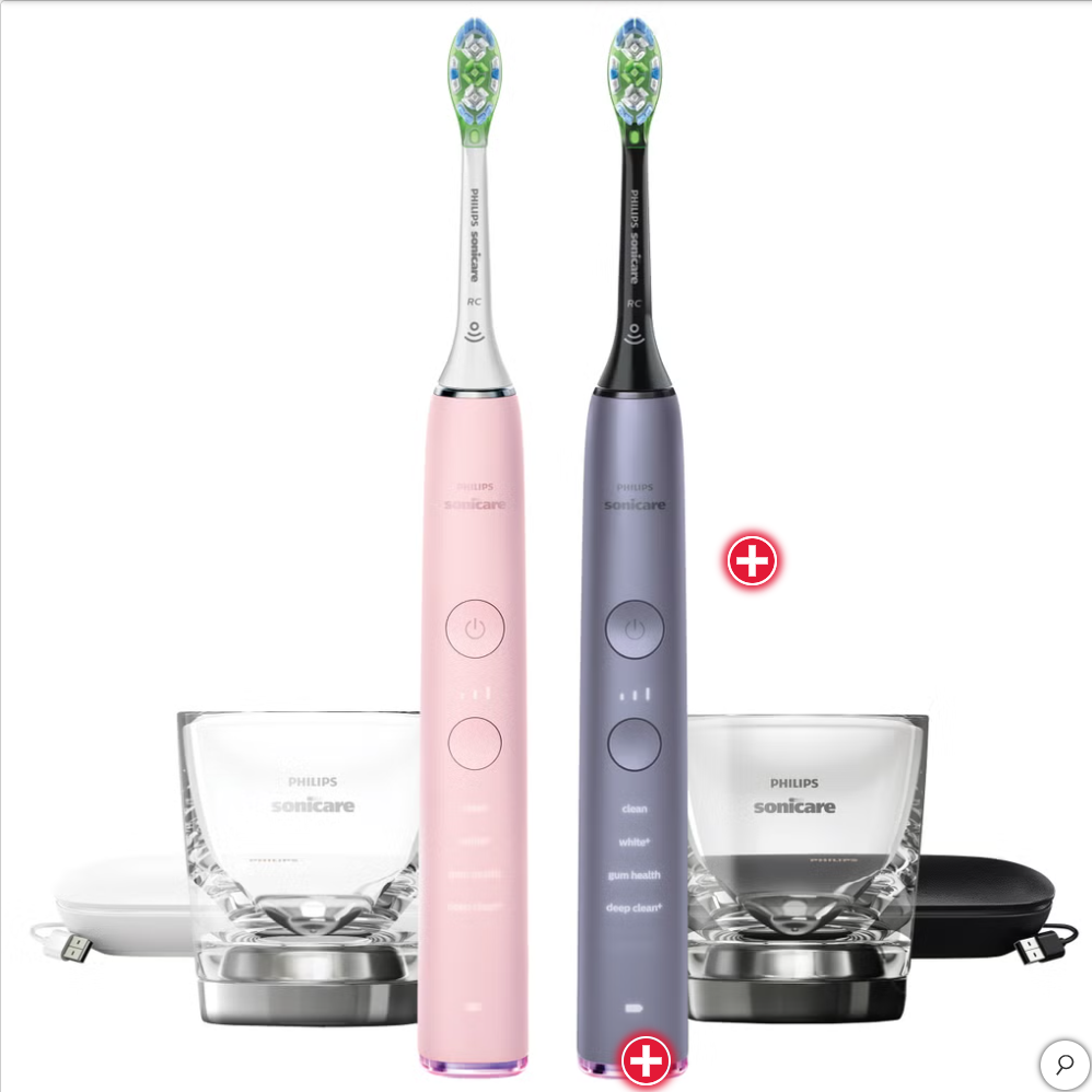Philips Sonicare DiamondClean Rechargeable Toothbrushes, 2-Pack - Open Box