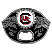 将图片加载到图库查看器,NCAA Team Tailgater Belt Buckle Bottle Opener - Assorted Teams Choose Your