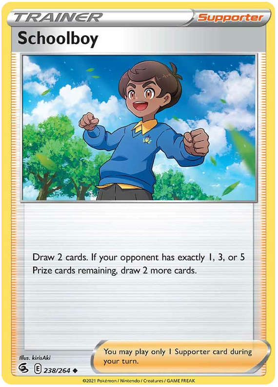 Sword and Shield Fusion Strike 238 Schoolboy
