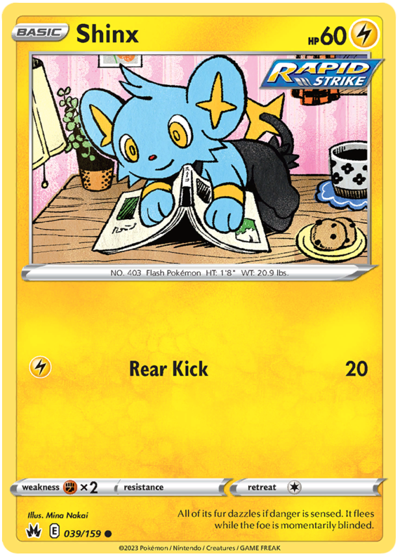 Sword and Shield Crown Zenith #39 Shinx