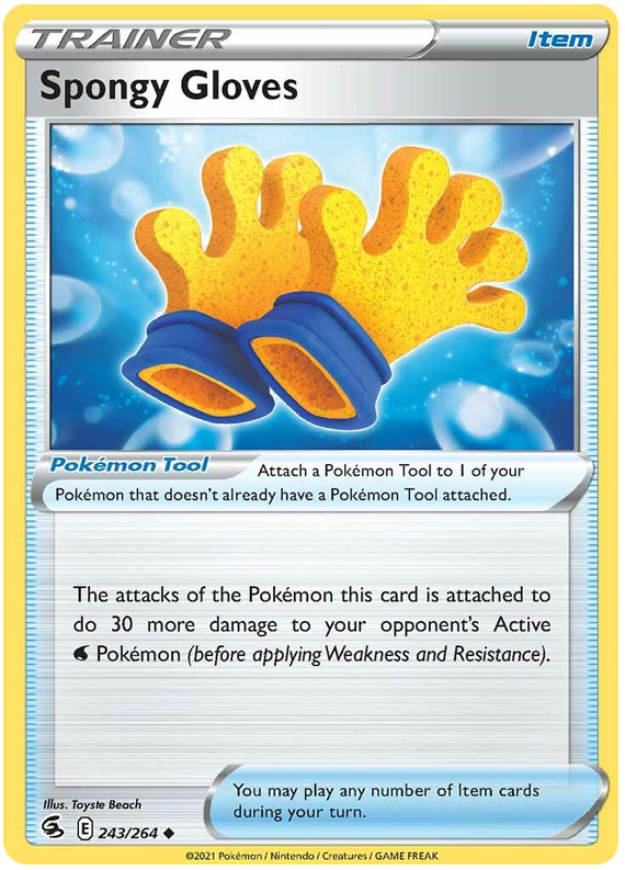 Sword and Shield Fusion Strike 243 Spongy Gloves