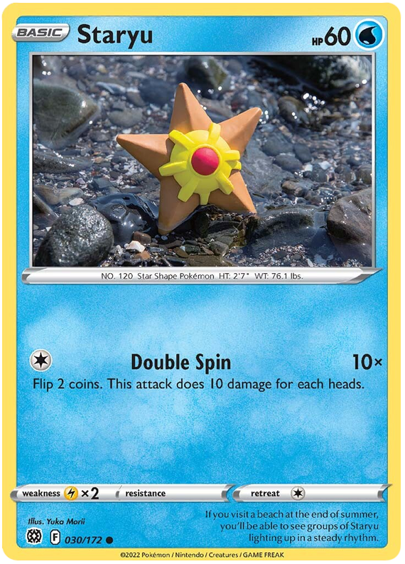Sword and Shield Brilliant Stars 030 Staryu