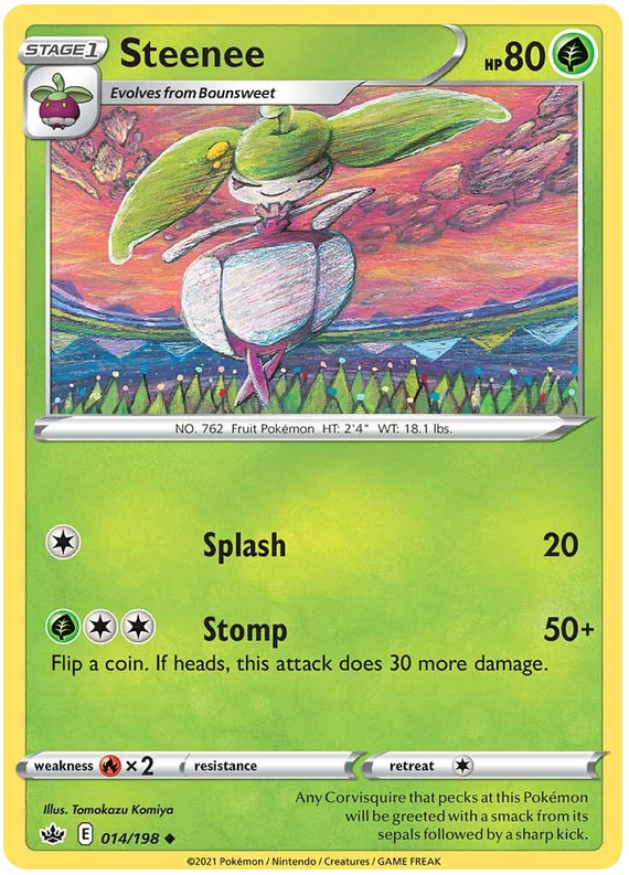 Sword and Shield Chilling Reign 014 Steenee