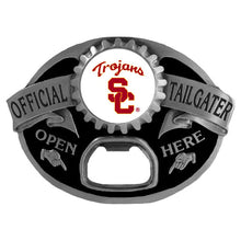 将图片加载到图库查看器,NCAA Team Tailgater Belt Buckle Bottle Opener - Assorted Teams Choose Your