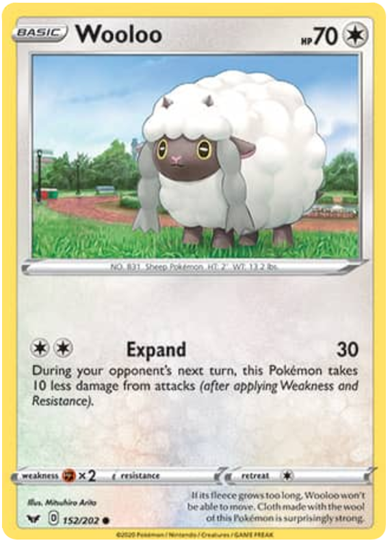 Sword and Shield Sword & Shield 152 Wooloo